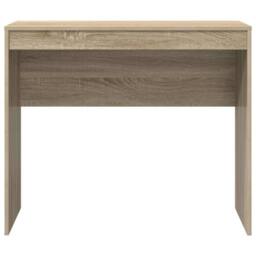 Berkfield Home Writing Desk Sonoma Oak Engineered Wood 90 x 40 x 76 cm in Light Tan - thumbnail 5