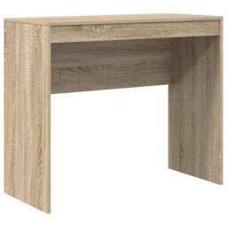 Berkfield Home Writing Desk Sonoma Oak Engineered Wood 90 x 40 x 76 cm in Light Tan