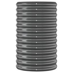 Berkfield Home Garden Raised Bed Powder-coated Steel 224x40x68 cm Anthracite in Charcoal - Size: 224 x 40 x 68 cm - thumbnail 4