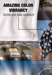 Pink Floyd Later Years Pattern Silky Touch Super Soft Throw Blanket 152 X 127 cm in White - thumbnail 4