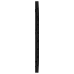 Berkfield Home Wall Headboard Black 96x3x63 cm Solid Wood Pine - Size: 96 x 3 x 63 cm - thumbnail 5