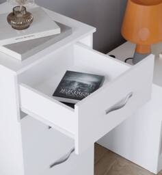 HD Designs Riano 5 Drawer Narrow Chest Storage in White - thumbnail 6