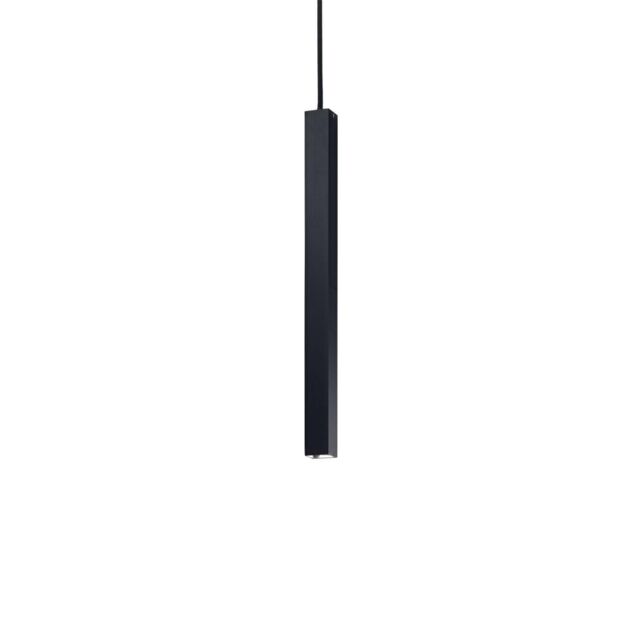 Netlighting Ultrathin LED 1 Light Ultra Slim Ceiling Pendant Black