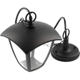 CGC Lighting Violet Outdoor Chain Hanging Lantern Light in Black - thumbnail 6