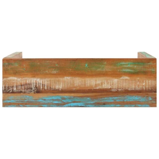 Berkfield Home Table Console Table 110x35x76 cm Solid Reclaimed Wood - Size: 110 x 35 x 76 cm - image 1