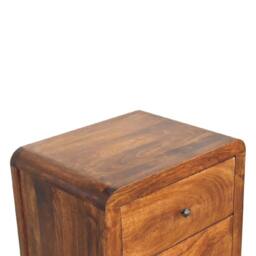 Wyld Haus Tropea Mango Wood Tallboy Storage Cabinet in Brown - thumbnail 6