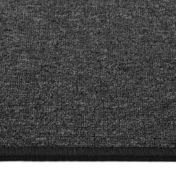 Berkfield Home Carpet Runner Anthracite 80x250 cm in Black - Size: 100 cm diameter - thumbnail 4