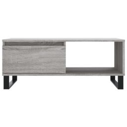 Berkfield Home Coffee Table Grey Sonoma 90x50x36.5 cm Engineered Wood - thumbnail 5