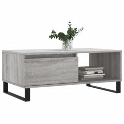 Berkfield Home Coffee Table Grey Sonoma 90x50x36.5 cm Engineered Wood - thumbnail 3