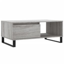 Berkfield Home Coffee Table Grey Sonoma 90x50x36.5 cm Engineered Wood - thumbnail 2