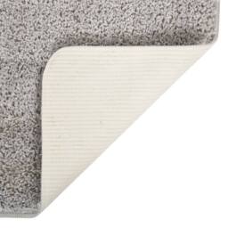 Berkfield Home Shaggy Rug Light Grey 140x200 cm Anti Slip - Size: 100 cm diameter - thumbnail 1