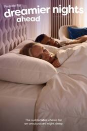 Slumberdown Single Wonderful Wool Medium Support Back Side Sleeper Pillow in White - thumbnail 3