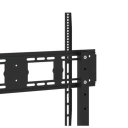Berkfield Home TV Stand on Wheels 32-90 Inch Screen Max VESA 800x600 mm 100kg in Black - thumbnail 7