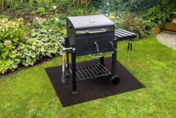 RugsX Protective Grill Mat Rug in Brown - Size: 80 cm x 150 cm - thumbnail 4