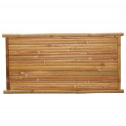 Berkfield Home Beautiful Coffee Table 110x55x45 cm Bamboo in Brown - Size: 110 x 55 x 45 cm - thumbnail 6