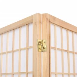 Berkfield Home Folding 3-Panel Room Divider Japanese Style 120x170 cm in Brown - thumbnail 5