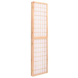 Berkfield Home Folding 3-Panel Room Divider Japanese Style 120x170 cm in Brown - thumbnail 4