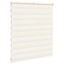 Berkfield Home Zebra Blind Marble Beige 120x100 cm Fabric Width 115.9 cm Polyester - thumbnail 4