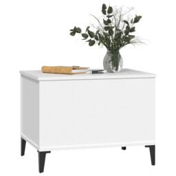 Berkfield Home Coffee Table White 60x44.5x45 cm Engineered Wood - thumbnail 4