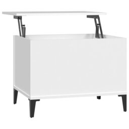 Berkfield Home Coffee Table White 60x44.5x45 cm Engineered Wood - thumbnail 2