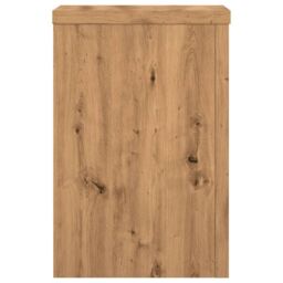 Berkfield Home Plant Stands 2 pcs Artisan Oak 25x25x35 cm Engineered Wood in Brown - Size: 25 x 25 x 35 cm - thumbnail 5
