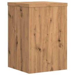 Berkfield Home Plant Stands 2 pcs Artisan Oak 25x25x35 cm Engineered Wood in Brown - Size: 25 x 25 x 35 cm - thumbnail 4