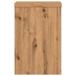 Berkfield Home Plant Stands 2 pcs Artisan Oak 25x25x35 cm Engineered Wood in Brown - Size: 25 x 25 x 35 cm - thumbnail 6