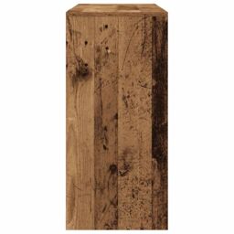 Berkfield Home Desk Old Wood 102.5x35x75 cm Engineered Wood in Brown - thumbnail 5
