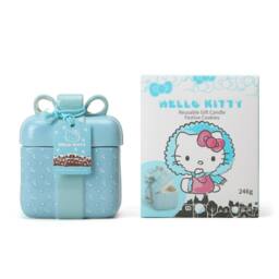Hello Kitty Present Shaped Candle Christmas Cookies - 335G (2-Wick) - HKSEASC04CC in Baby Blue - Size: Medium - thumbnail 1