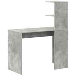 Berkfield Home Concrete Grey Writing Desk Concrete grey - thumbnail 6