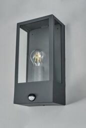 BHS Lighting Wallace Outdoor Wall Light with Sensor in Dark Grey - thumbnail 2