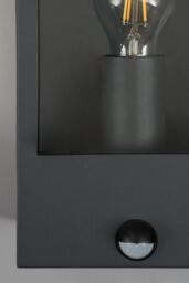 BHS Lighting Wallace Outdoor Wall Light with Sensor in Dark Grey - thumbnail 3