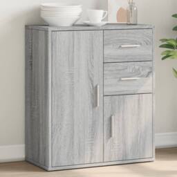 Berkfield Home Sideboard Grey Sonoma 60x31x70 cm Engineered Wood - Size: 60 x 31 x 70 cm - thumbnail 2