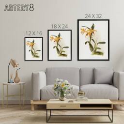 "Artery8 Frederick Sander Laelia & Cattleya Orchid Hybrid Framed Canvas Art - Size: W12"" x H16""" - thumbnail 4