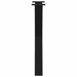 Berkfield Home Dining Table Legs X-Shaped 2 pcs Black 60x(72-73) cm Steel - thumbnail 6