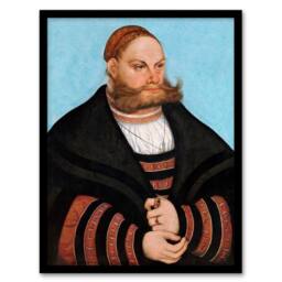 Artery8 Lucas Cranach Portrait of Lukas Spielhausen Framed Wall Art Print - Size: A4 - thumbnail 1