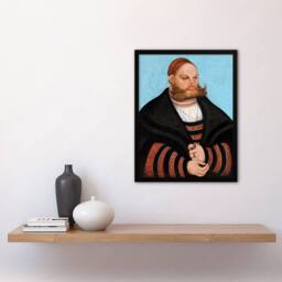 Artery8 Lucas Cranach Portrait of Lukas Spielhausen Framed Wall Art Print - Size: A4 - thumbnail 4