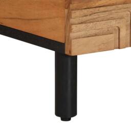 Berkfield Home Coffee Table 80x50x40 cm Solid Wood Acacia in Brown - Size: 80 x 50 x 40 cm - thumbnail 9