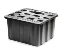 Primrose 200L Heavy Duty Plastic Reservoir For Water Features & Fountains in True Black