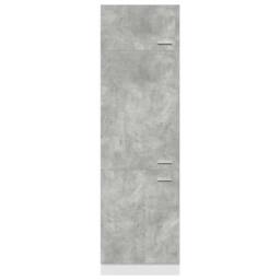 Berkfield Home Refrigerator Cabinet Lyon Concrete Grey 60x57x207 cm Engineered Wood - Size: 60 x 57 x 207 cm - thumbnail 6