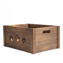 FLAVORA Brown Small-Storage Collection Wooden Box - Size: 500mm - thumbnail 2
