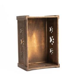 FLAVORA Brown Small-Storage Collection Wooden Box - Size: 500mm - thumbnail 3