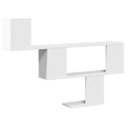 Berkfield Home Wall Shelf White 100x15x70 cm Engineered Wood - Size: 100 x 15 x 70 cm - thumbnail 6