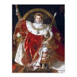 "Artery8 J A D Ingres Napoleon I on His Imperial Throne Wall Art Print in Red - Size: W12"" x H16""" - thumbnail 1