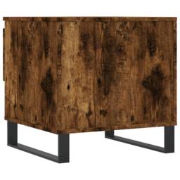Berkfield Home Coffee Tables 2 pcs Smoked Oak 50x46x50 cm Engineered Wood in Brown - Size: 50 x 46 x 50 cm - thumbnail 9