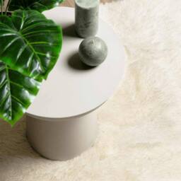 Berkfield Home Shaggy Rug High Pile NAVARRA Cream 80x150 cm Polyester - Size: Medium - thumbnail 8