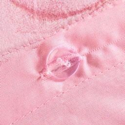 OHS Marble Duvet Cover Set Quilt Bedding Reversible in Pink - Size: King - thumbnail 4