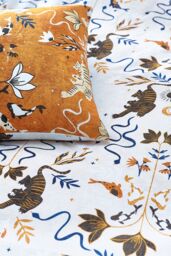 Furn Tiger Fish Botanical Reversible Duvet Cover Set - Size: King - thumbnail 4