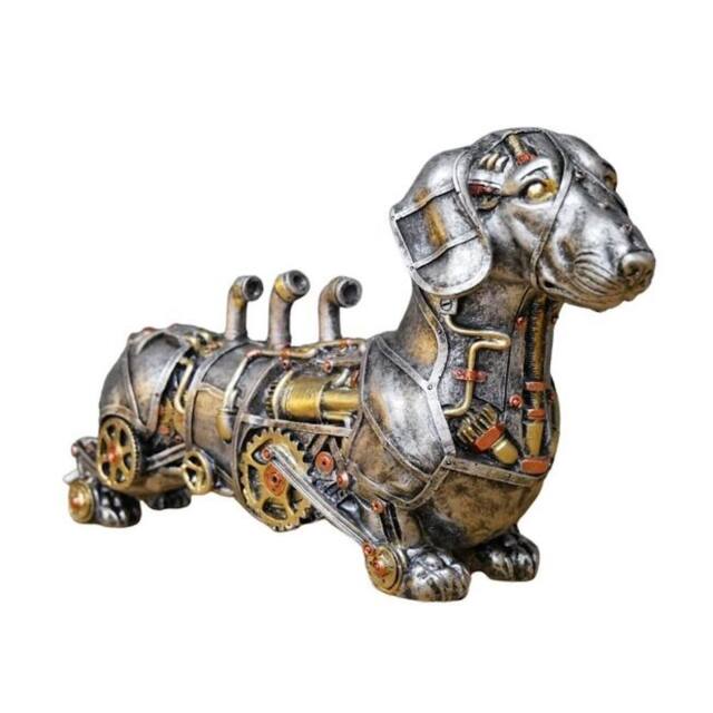 Gifts Direct 2 U Steampunk Sausage Dog in Metallics - image 1