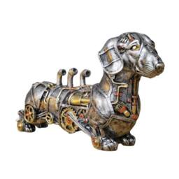 Gifts Direct 2 U Steampunk Sausage Dog in Metallics - thumbnail 1
